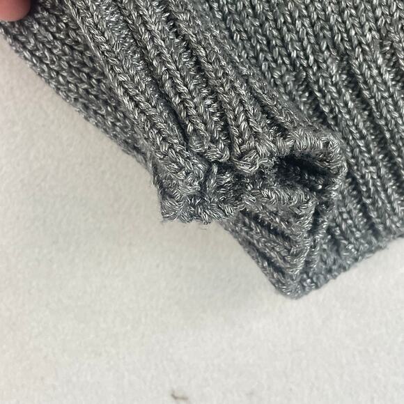 Michael Michael Kors Sleeveless Sweater Women’s SZ L Silver Metallic Gray EUC - Picture 9 of 10